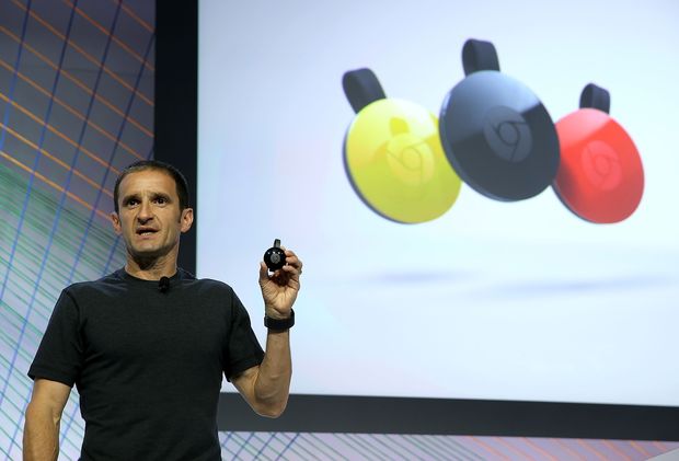 O executivo do Google durante apresentao do novo Chromecast, em San Francisco 