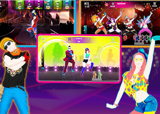 Cena do jogo "Just Dance", da Ubisoft