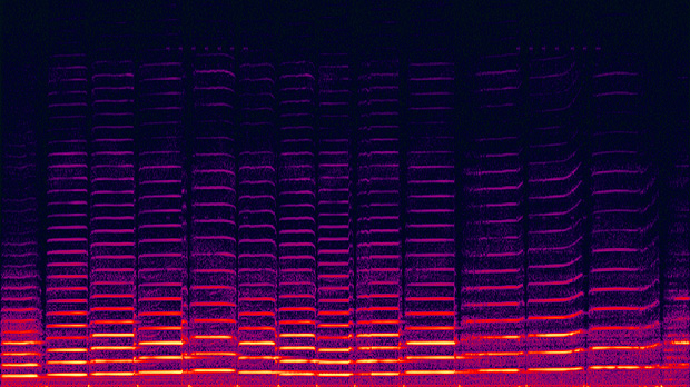 Espectrograma do som de um violino