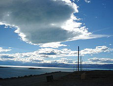 Maravilhosa vista do hotel Fuerte Calafate