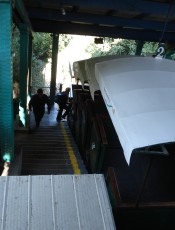 Funicular, espécie de trem, no Cerro San Cristóbal, em Santiago