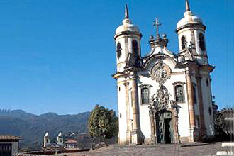 Igreja de So Francisco de Assis da Penitncia, localizada em Ouro Preto (MG), foi eleita uma das "maravilhas" portuguesas