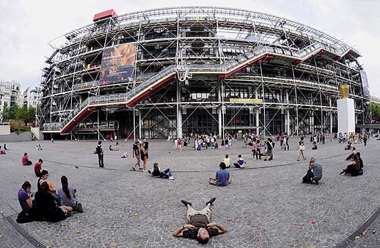 Fachada do Centro Pompidou de Paris; museu dever passar por reformas no prximo ano