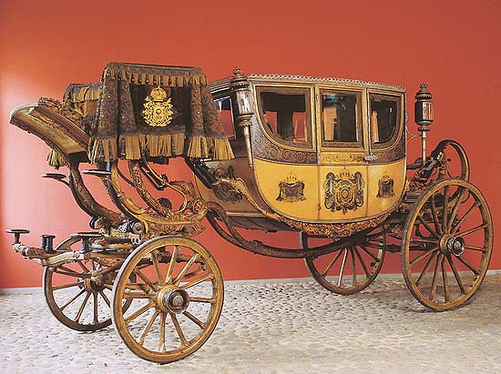 Carruagem de dom Pedro 2, do Museu Imperial, que ser restaurada em processo aberto ao pblico