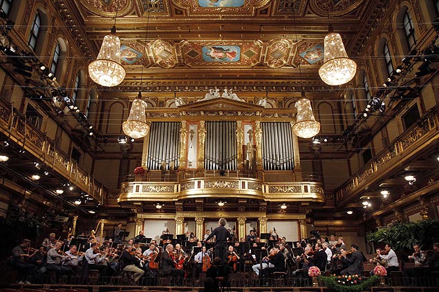 Ensaio de orquestra em Viena