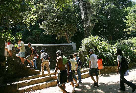 O Parque Nacional da Tijuca, no Rio de Janeiro, um dos mais visitados do Brasil