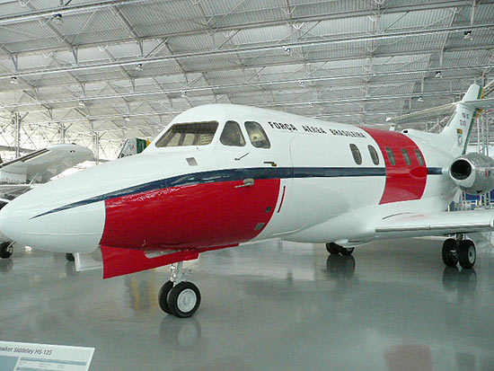 Hawker Siddeley HS-125, doado pela FAB (Fora Area Brasileira) ao Museu TAM