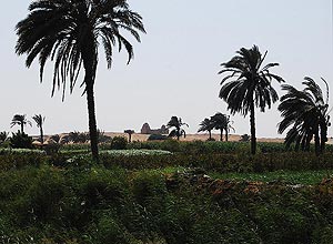 Oásis Faiyum, região onde fica o lago Qarum, ameaçado por projeto turístico, a cerca de 130 km a sul do Cairo, no Egito