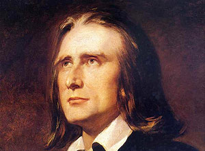 O compositor Franz Liszt
