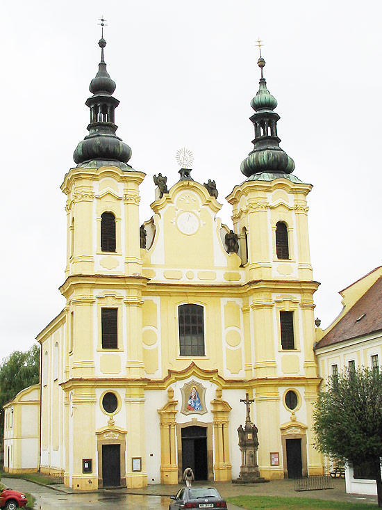 Igreja em Straznice, principal cidade do sul da Morvia, na Repblica Tcheca