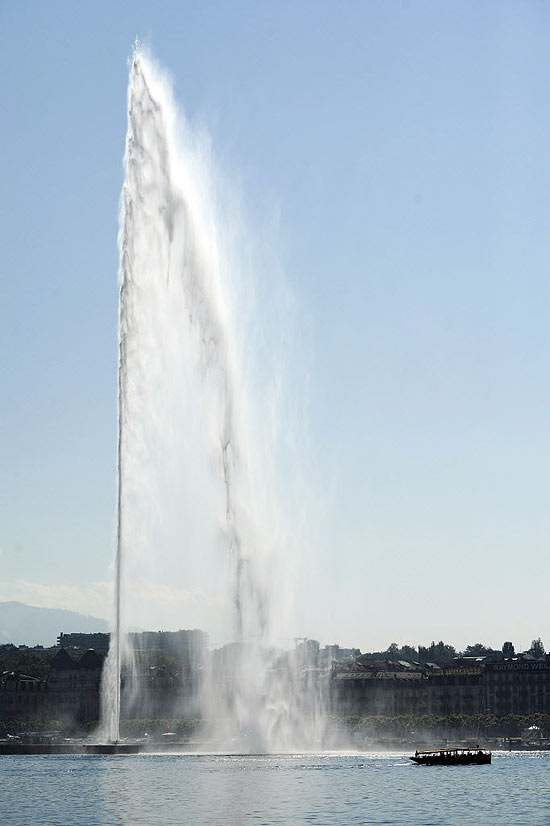 Jet d'eau, monumento mais representativo de Genebra