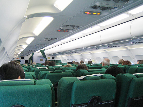 Interior de avio