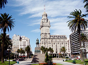 Plaza Independencia em Montevidéu, Uruguai