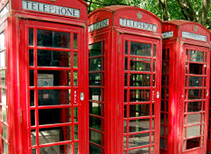 Cabines telefnicas em Londres