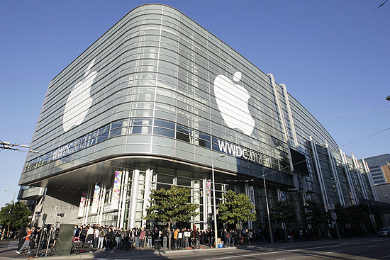 Edifício em San Francisco onde foi realizado evento anual da Apple; prefeitura pode deixar de comprar Macs