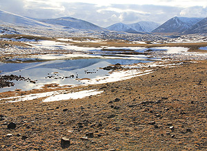 Paisagem do parque nacional Altai Tavan Bogd