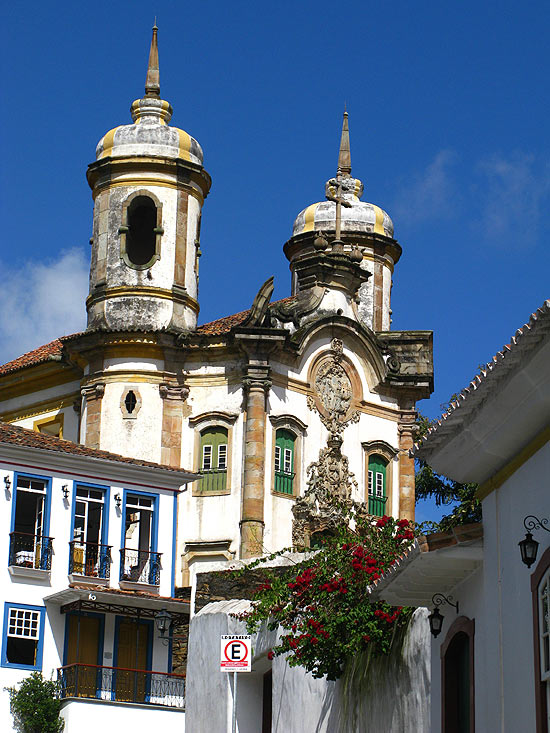 Torres da Igreja de So Francisco de Assis, em Ouro Preto, Minas Gerais 