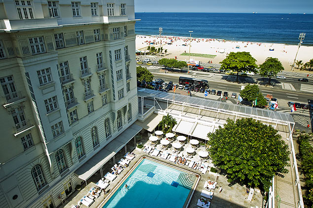 Hotel Copacabana Palace, onde pacote de sete noites na agncia Tereza Ferrari sai R$ 10.980