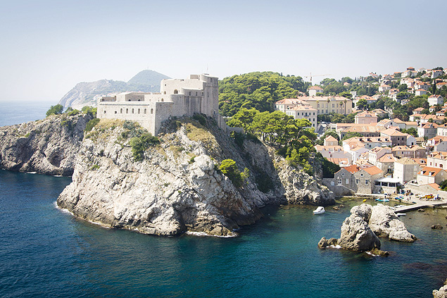 A fortaleza de Lovrijenac, em Dubrovnik, que serviu de cenrio em "Game of Thrones"