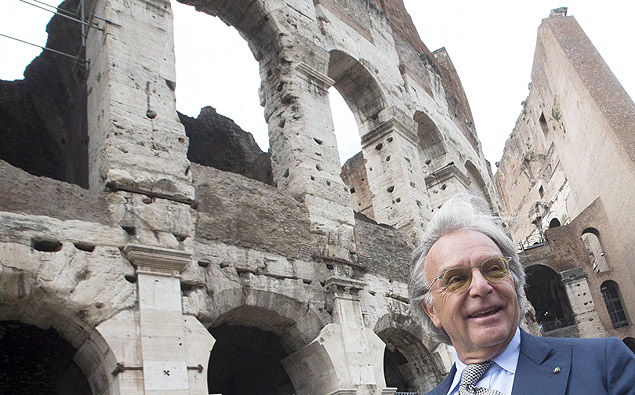 Diego della Valle, que investiu na restaurao do Coliseu