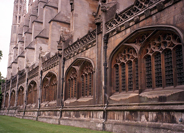 A Universidade de Cambridge, na Inglaterra