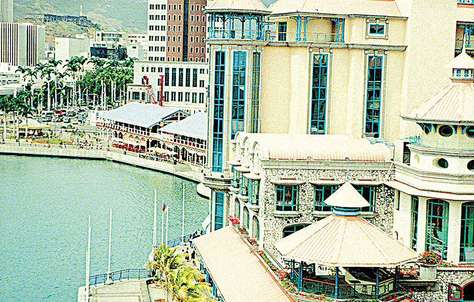 Centro de entretenimento Le Caudan Waterfront, em Port Louis, capital das ilhas Maurício 
