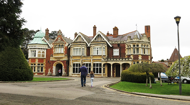 A manso de Bletchley Park, hoje transformada em museu