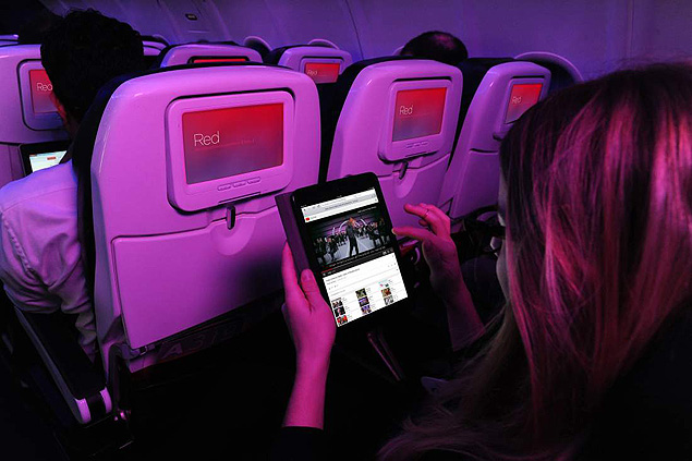 Alguns voos da Virgin America tero wi-fi mais rpido e, por algum tempo, gratuito