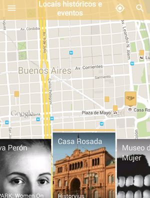 App Field Trip mostra as atraes mais prximas do usurio em vrias cidades do mundo, como Buenos Aires (foto)