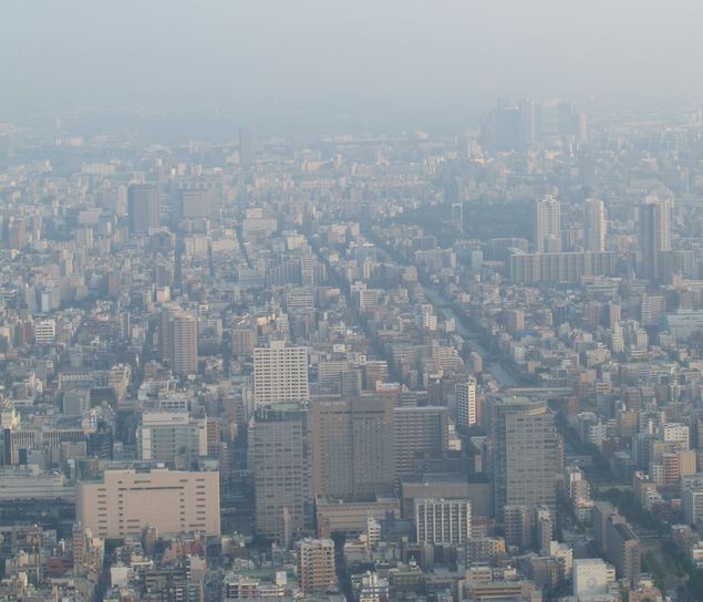 Vista de Tquio a partir de Tokyo Skytree
