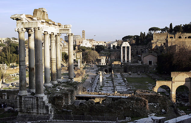 Foto de arquivo do frum romano, na capital italiana