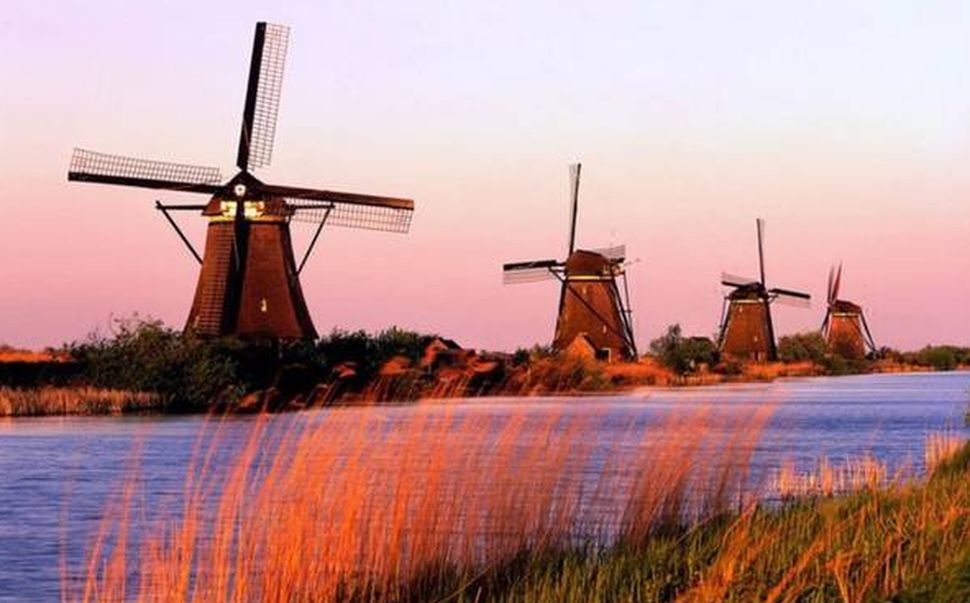 Moinho de Kinderdijk, Holanda