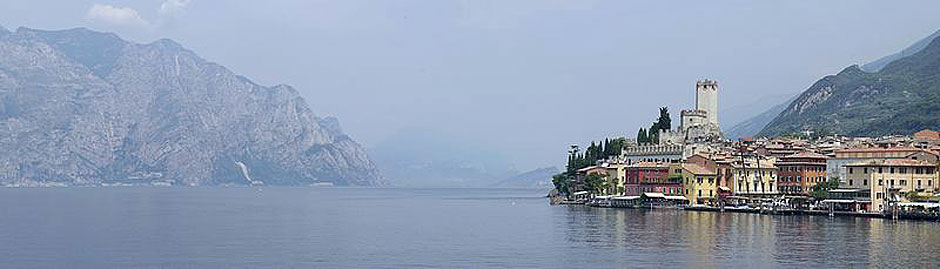 Lago di Garda, em Malcesine, na Itlia