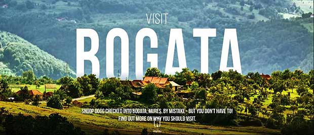 A nova campanha de turismo de Bogata: "Snoop Dogg deu check in em Bogata, talvez por engano - mas voc no precisa!"