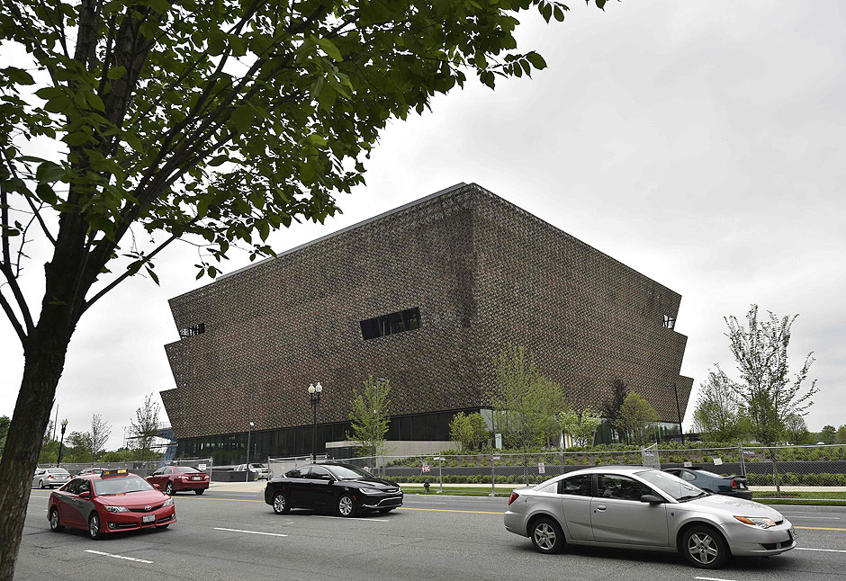 Vista do Museu de Histria Afro-Americana, em Washington, nos Estados UNidos