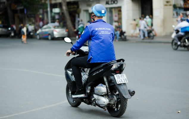 UberMoto no Vietn, um dos servios da empresa para turistas