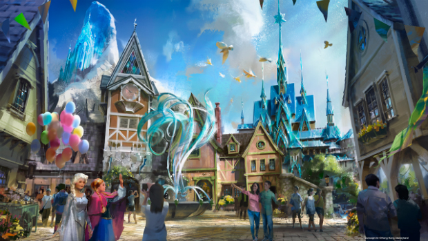 Frozen' ter rea temtica na Disneyland de Hong Kong 