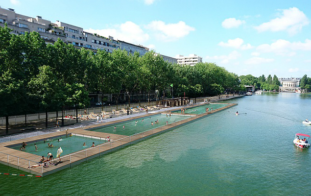 Projeto da piscina natural no rio Sena, em Paris