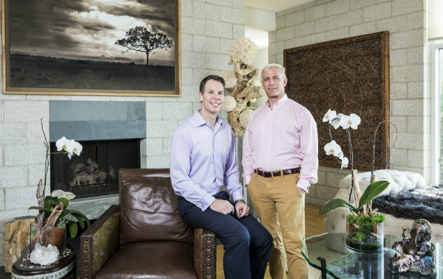 Douglas Easton e John Ziegler, scios de agncia de viagens de luxo na Califrnia