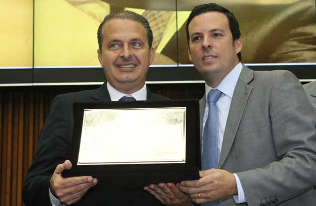 O presidencivel Eduardo Campos (PSB)  homenageado na Cmara Municipal de Belo Horizonte