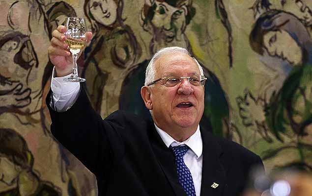 Israel's newly elected President, former minister and Knesset -Israel's parliament- speaker Reuven Rivlin