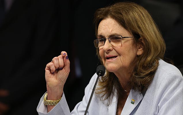 A presidente da Petrobras, Graa Foster