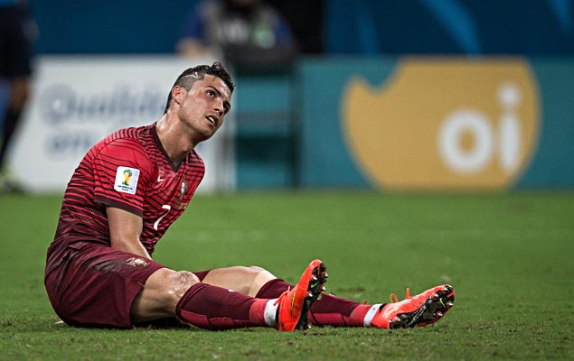 Cristiano Ronaldo no empate por 2 a 2 entre Portugal e Estados Unidos, na Arena Amaznia, pelo Grupo G da Copa do Mundo