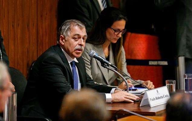 CPI mista da Petrobras ouve ex-diretor da estatal Paulo Roberto Costa, no Congresso Nacional, em Braslia (DF)