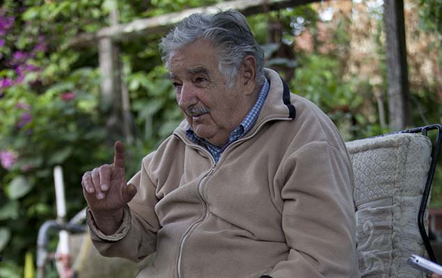 Entrevista com presidente do Uruguai, Jos Mujica, em seu stio, em Rincn del Cerro, nos arredores de Montevidu 