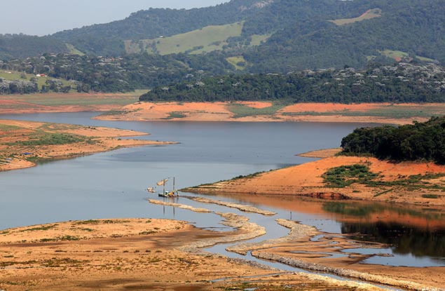 Sistema Cantareira registra nvel de 5,6% da capacidade total na represa Jaguari-Jacare