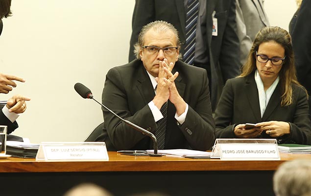 O ex-gerente da Petrobras Pedro Barusco, durante CPI da estatal na Câmara dos Deputados