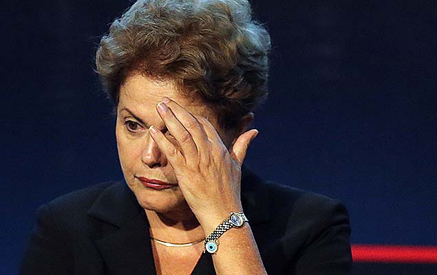 A presidente Dilma Rousseff na abertura do Salão Internacional da Construção, em São Paulo