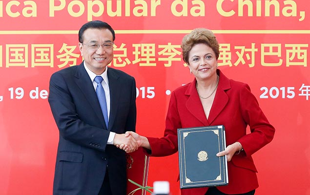 Primeiro-ministro da China e Dilma Roussef confirmam acordos de mais de US$ 53 bilhões