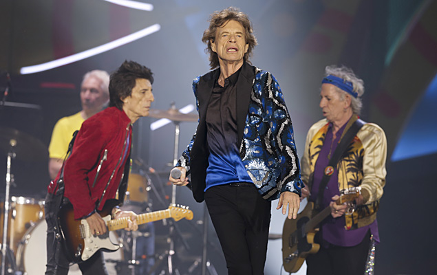 Show da banda Rolling Stones, nesta quarta (24), no estádio do Morumbi, em São Paulo (SP)